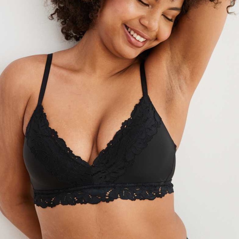 aerie 36D real happy wireless lightly lined bra